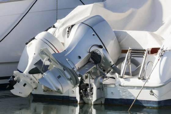 What is an outboard engine?